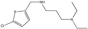 [(5-chlorothiophen-2-yl)methyl][3-(diethylamino)propyl]amine Struktur