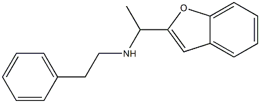 [1-(1-benzofuran-2-yl)ethyl](2-phenylethyl)amine Struktur