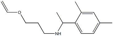 [1-(2,4-dimethylphenyl)ethyl][3-(ethenyloxy)propyl]amine Struktur