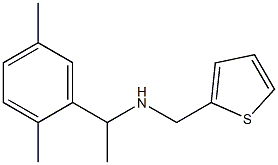 [1-(2,5-dimethylphenyl)ethyl](thiophen-2-ylmethyl)amine Struktur