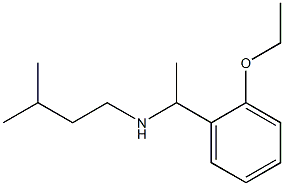 [1-(2-ethoxyphenyl)ethyl](3-methylbutyl)amine Struktur