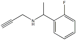 [1-(2-fluorophenyl)ethyl](prop-2-yn-1-yl)amine Struktur