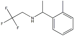 [1-(2-methylphenyl)ethyl](2,2,2-trifluoroethyl)amine Struktur