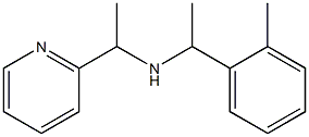 [1-(2-methylphenyl)ethyl][1-(pyridin-2-yl)ethyl]amine Struktur