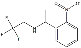 [1-(2-nitrophenyl)ethyl](2,2,2-trifluoroethyl)amine Struktur