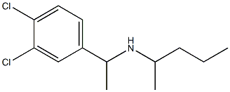 [1-(3,4-dichlorophenyl)ethyl](pentan-2-yl)amine Struktur