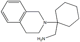 [1-(3,4-dihydroisoquinolin-2(1H)-yl)cyclohexyl]methylamine Struktur