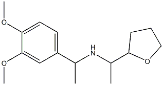 [1-(3,4-dimethoxyphenyl)ethyl][1-(oxolan-2-yl)ethyl]amine Struktur