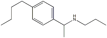 [1-(4-butylphenyl)ethyl](propyl)amine Struktur