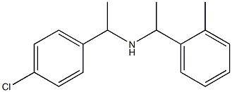 [1-(4-chlorophenyl)ethyl][1-(2-methylphenyl)ethyl]amine Struktur