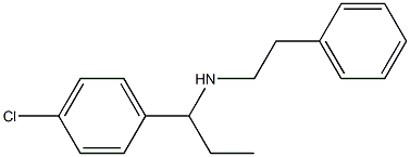 [1-(4-chlorophenyl)propyl](2-phenylethyl)amine Struktur