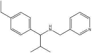 [1-(4-ethylphenyl)-2-methylpropyl](pyridin-3-ylmethyl)amine Struktur