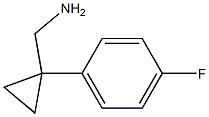 [1-(4-fluorophenyl)cyclopropyl]methanamine Struktur