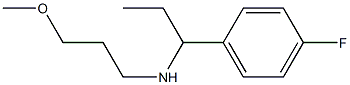 [1-(4-fluorophenyl)propyl](3-methoxypropyl)amine Struktur