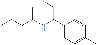 [1-(4-methylphenyl)propyl](pentan-2-yl)amine Struktur