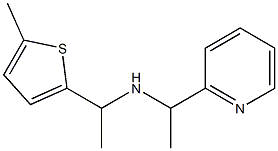 [1-(5-methylthiophen-2-yl)ethyl][1-(pyridin-2-yl)ethyl]amine Struktur