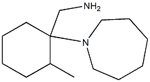 [1-(azepan-1-yl)-2-methylcyclohexyl]methanamine Struktur