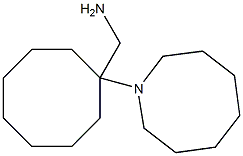 [1-(azocan-1-yl)cyclooctyl]methanamine Struktur