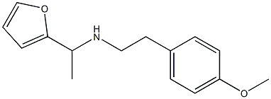 [1-(furan-2-yl)ethyl][2-(4-methoxyphenyl)ethyl]amine Struktur