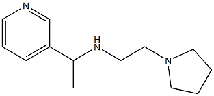 [1-(pyridin-3-yl)ethyl][2-(pyrrolidin-1-yl)ethyl]amine Struktur