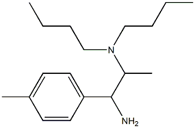 [1-amino-1-(4-methylphenyl)propan-2-yl]dibutylamine Struktur