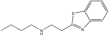 [2-(1,3-benzothiazol-2-yl)ethyl](butyl)amine Struktur