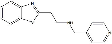 [2-(1,3-benzothiazol-2-yl)ethyl](pyridin-4-ylmethyl)amine Struktur