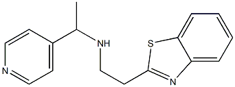 [2-(1,3-benzothiazol-2-yl)ethyl][1-(pyridin-4-yl)ethyl]amine Struktur