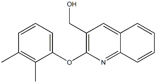 [2-(2,3-dimethylphenoxy)quinolin-3-yl]methanol Struktur