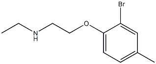 [2-(2-bromo-4-methylphenoxy)ethyl](ethyl)amine Struktur