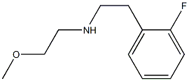 [2-(2-fluorophenyl)ethyl](2-methoxyethyl)amine Struktur