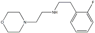 [2-(2-fluorophenyl)ethyl][2-(morpholin-4-yl)ethyl]amine Struktur