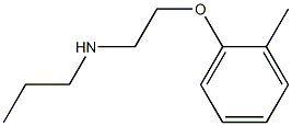 [2-(2-methylphenoxy)ethyl](propyl)amine Struktur