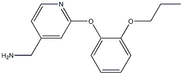 [2-(2-propoxyphenoxy)pyridin-4-yl]methanamine Struktur