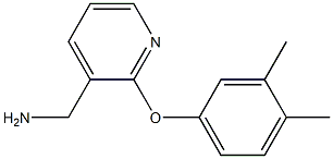 [2-(3,4-dimethylphenoxy)pyridin-3-yl]methylamine Struktur