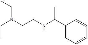 [2-(diethylamino)ethyl](1-phenylethyl)amine Struktur