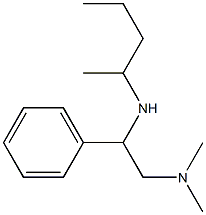 [2-(dimethylamino)-1-phenylethyl](pentan-2-yl)amine Struktur