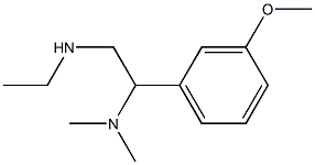 [2-(dimethylamino)-2-(3-methoxyphenyl)ethyl](ethyl)amine Struktur