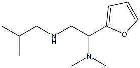 [2-(dimethylamino)-2-(furan-2-yl)ethyl](2-methylpropyl)amine Struktur