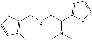 [2-(dimethylamino)-2-(furan-2-yl)ethyl][(3-methylthiophen-2-yl)methyl]amine Struktur