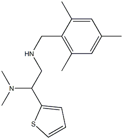 [2-(dimethylamino)-2-(thiophen-2-yl)ethyl][(2,4,6-trimethylphenyl)methyl]amine Struktur