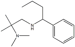 [2-(dimethylamino)-2-methylpropyl](1-phenylbutyl)amine Struktur