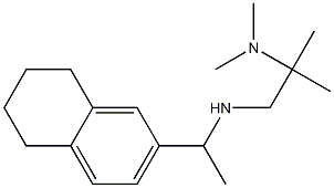 [2-(dimethylamino)-2-methylpropyl][1-(5,6,7,8-tetrahydronaphthalen-2-yl)ethyl]amine Struktur