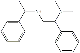 [2-(dimethylamino)-2-phenylethyl](1-phenylethyl)amine Struktur