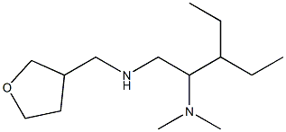 [2-(dimethylamino)-3-ethylpentyl](oxolan-3-ylmethyl)amine Struktur