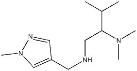 [2-(dimethylamino)-3-methylbutyl][(1-methyl-1H-pyrazol-4-yl)methyl]amine Struktur