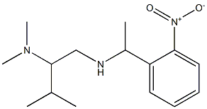 [2-(dimethylamino)-3-methylbutyl][1-(2-nitrophenyl)ethyl]amine Struktur