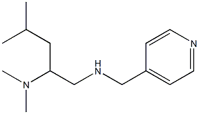 [2-(dimethylamino)-4-methylpentyl](pyridin-4-ylmethyl)amine Struktur