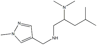 [2-(dimethylamino)-4-methylpentyl][(1-methyl-1H-pyrazol-4-yl)methyl]amine Struktur