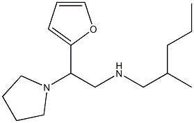 [2-(furan-2-yl)-2-(pyrrolidin-1-yl)ethyl](2-methylpentyl)amine Struktur